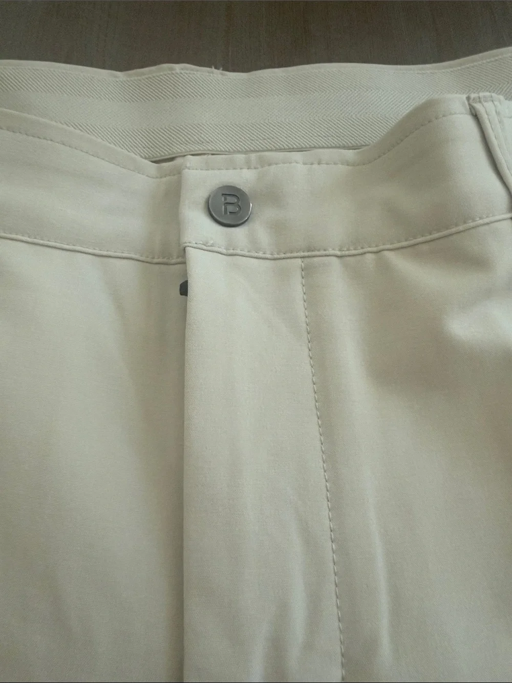 BYLT Basics Men's Hybrid Shorts - Off-White size 36